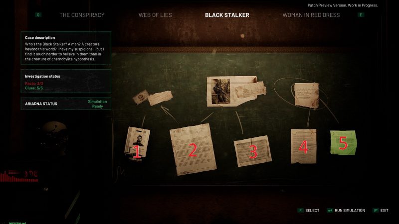 How to complete the investigation "Black Stalker" in Chernobylite