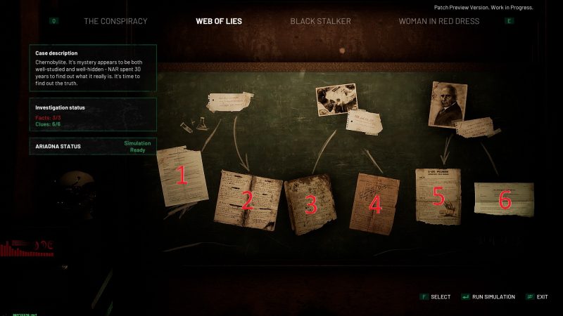 How to Complete the Web of Lies Investigation in Chernobylite